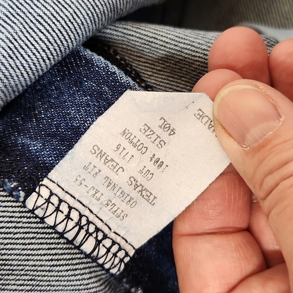 TEXAS jeans USA men's Size 40 L great condition - Picture 8 of 8